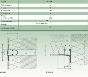 Fisa tehnica <em/>profile <em>dilatatie</em> fatada